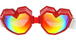 Red w/ Rainbow Lens