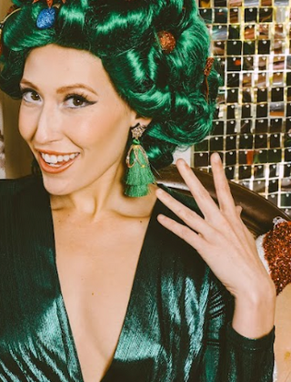 Christmas Tree Tassel Star Earrings