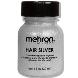 Mehron Hair White and Hair Silver