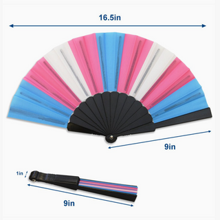 Transgender Hand Fan - 2 Sizes