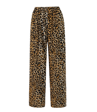 Lazy Pants Soft Leopard Linen, by Fashion Brand Company