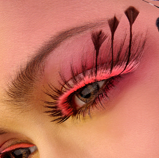Kryolan Dramatic Pink + Black SG2 Lashes