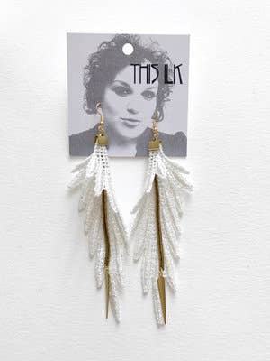 Lace Wing Earrings