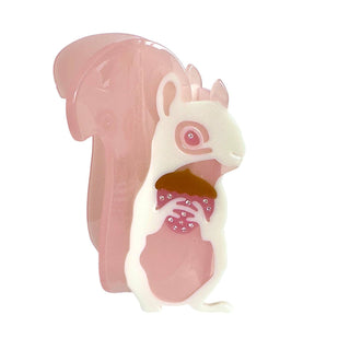 Albino Squirrel Hair Claw