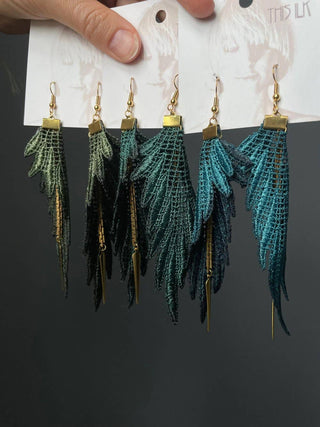 Lace Wing Earrings