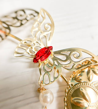 Gold Skull Halo Crown