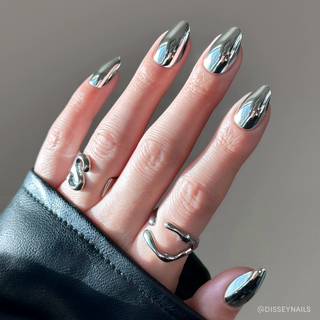 Platinum Press-On Nails