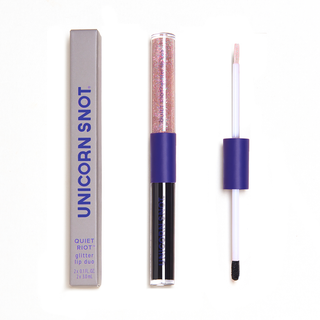 Quiet Riot Black-Chasm Glitter Lip Duo Lip Paint