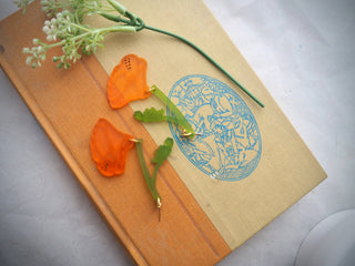 Sheer Poppy Earrings