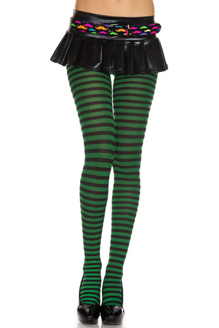 Music Legs Colorful Striped Tights