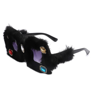 Oversize Fuzzy Lux Sunnies