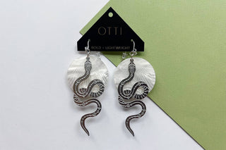 Lunar Snake Earrings