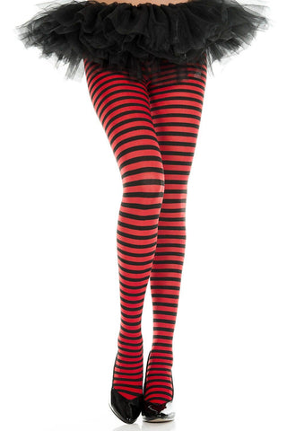 Music Legs Colorful Striped Tights