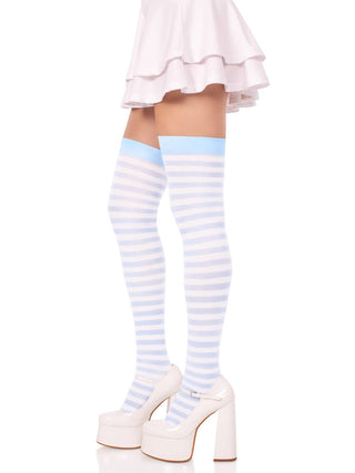 Cari Striped Stockings - One Size