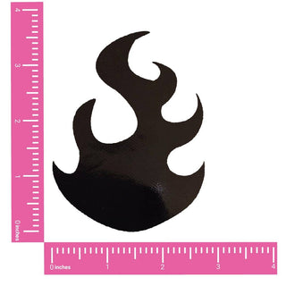 Wet Vinyl Flame Nipple Cover Pasties