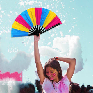 Pansexual Hand Fan