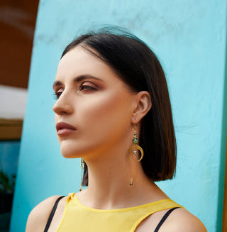The Sasha Earrings w/ African Turquoise
