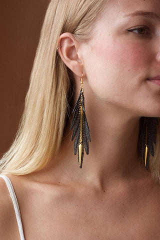Lace Wing Earrings