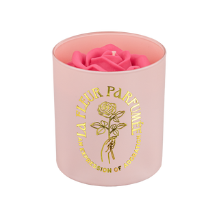 La Fleur Geranium, Jasmine & Cashmere Soy Wax Candle