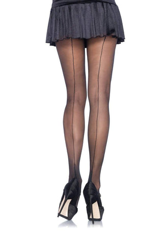 Nyx Sheer Cuban Heel Pantyhose - One Size