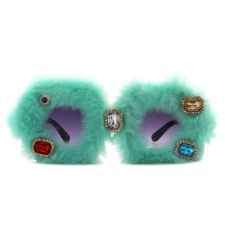 Oversize Fuzzy Lux Sunnies