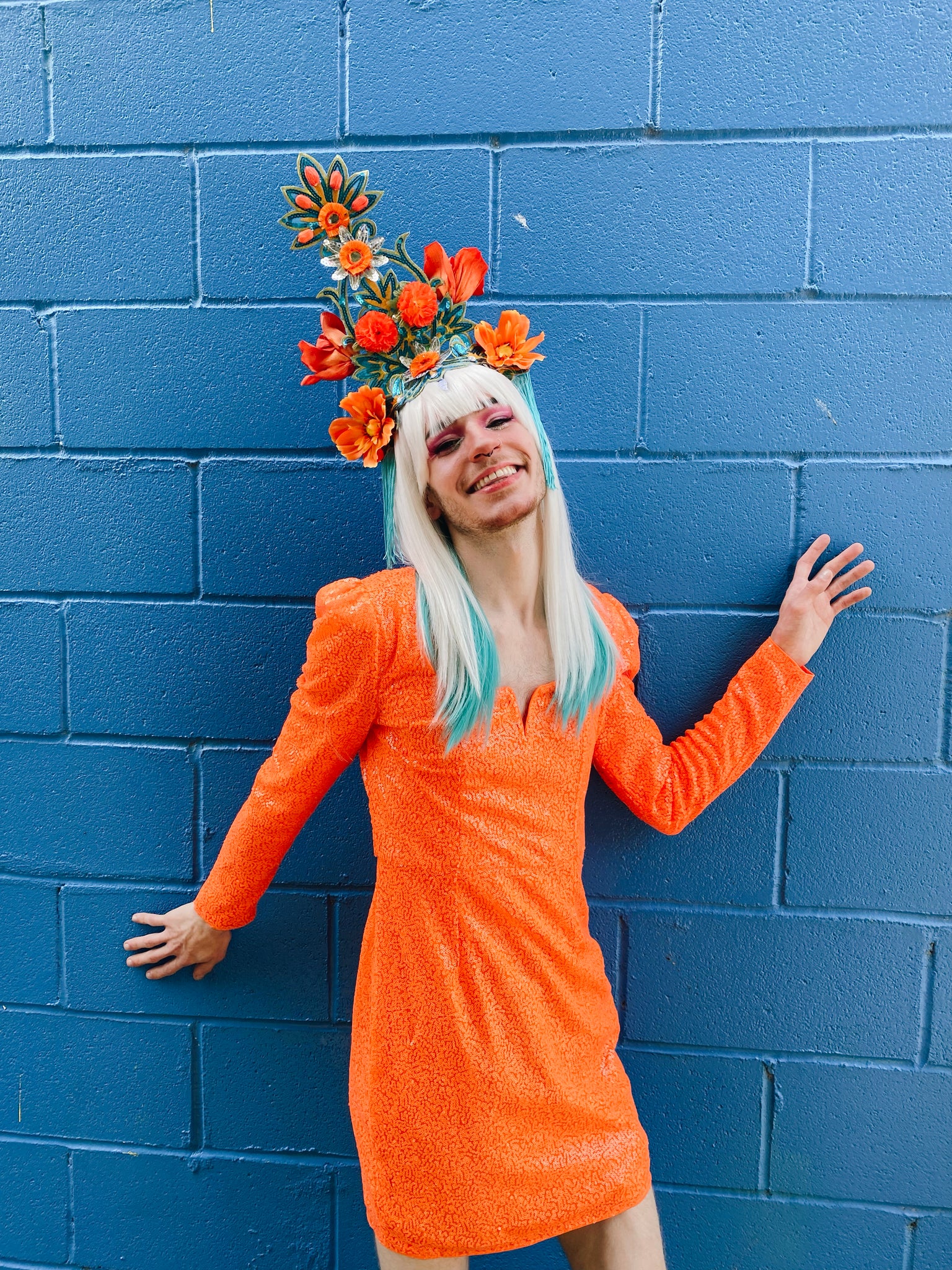 Flower Tower Headdress / Water
