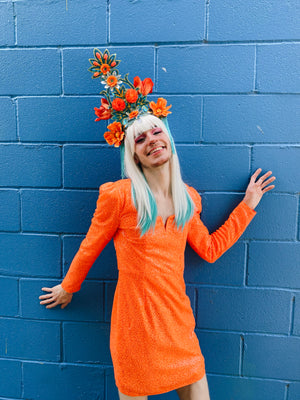 Flower Tower Headdress / Water