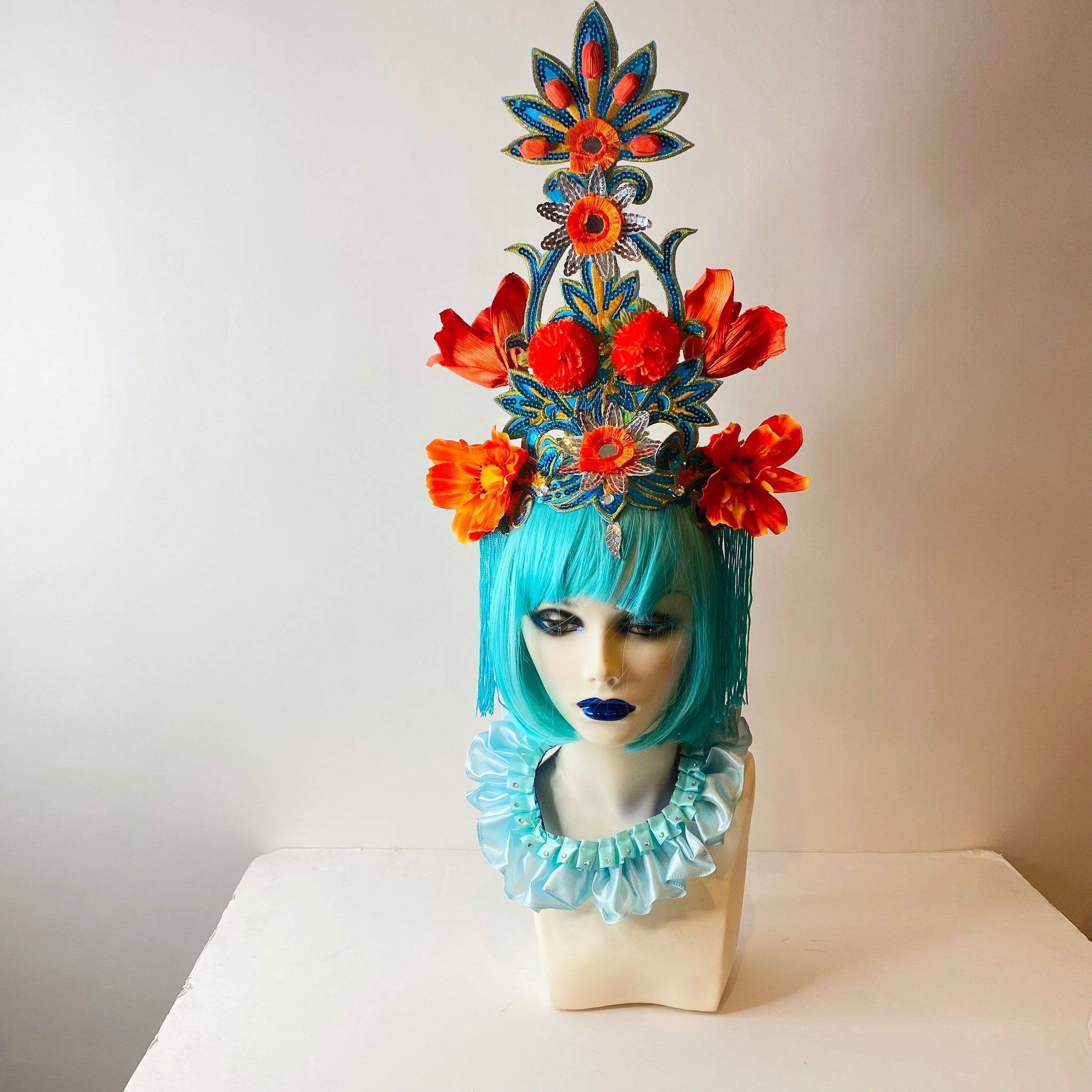 Flower Tower Headdress / Water