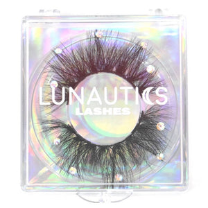 Faux Mink Synthetic Wispy Lashes with Sparkle