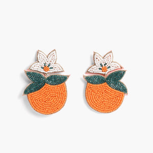 Vermeillion Orange Earrings