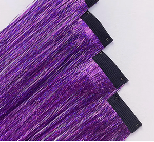 Holographic Hair Tinsel Clip-Ins (4 Pack)