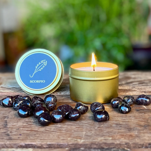 4oz Zodiac Sign Tin Candles