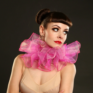 Circus Neck Ruffs in Organza