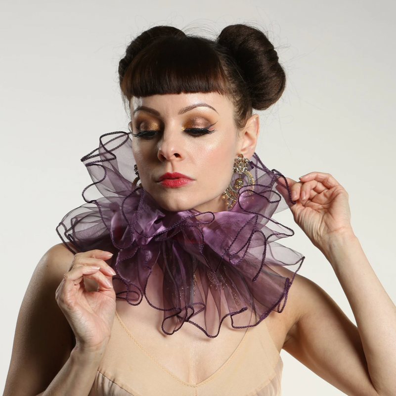 Circus Neck Ruffs in Organza