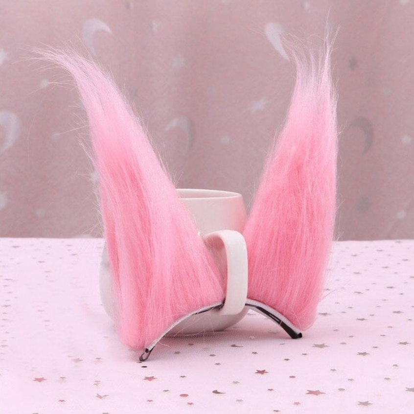 Faux Fur Ear Clips