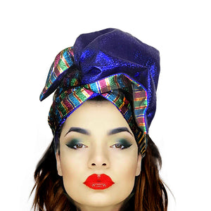 Whirling Turban / Lamé Wired Head Wraps