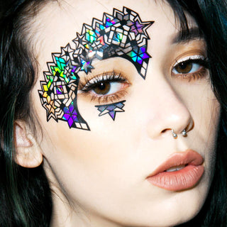 Face Lace Stained Glassto