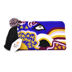 Handmade Tapizada Seeing Eye Clutch Purses