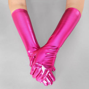 Gloves / Elbow Length Metallic