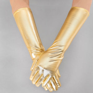 Gloves / Elbow Length Metallic