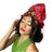 Red + Green Leaf w/ Red Ruffle