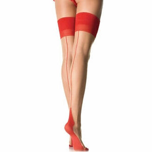 Cuban Heel Seamed Stocking