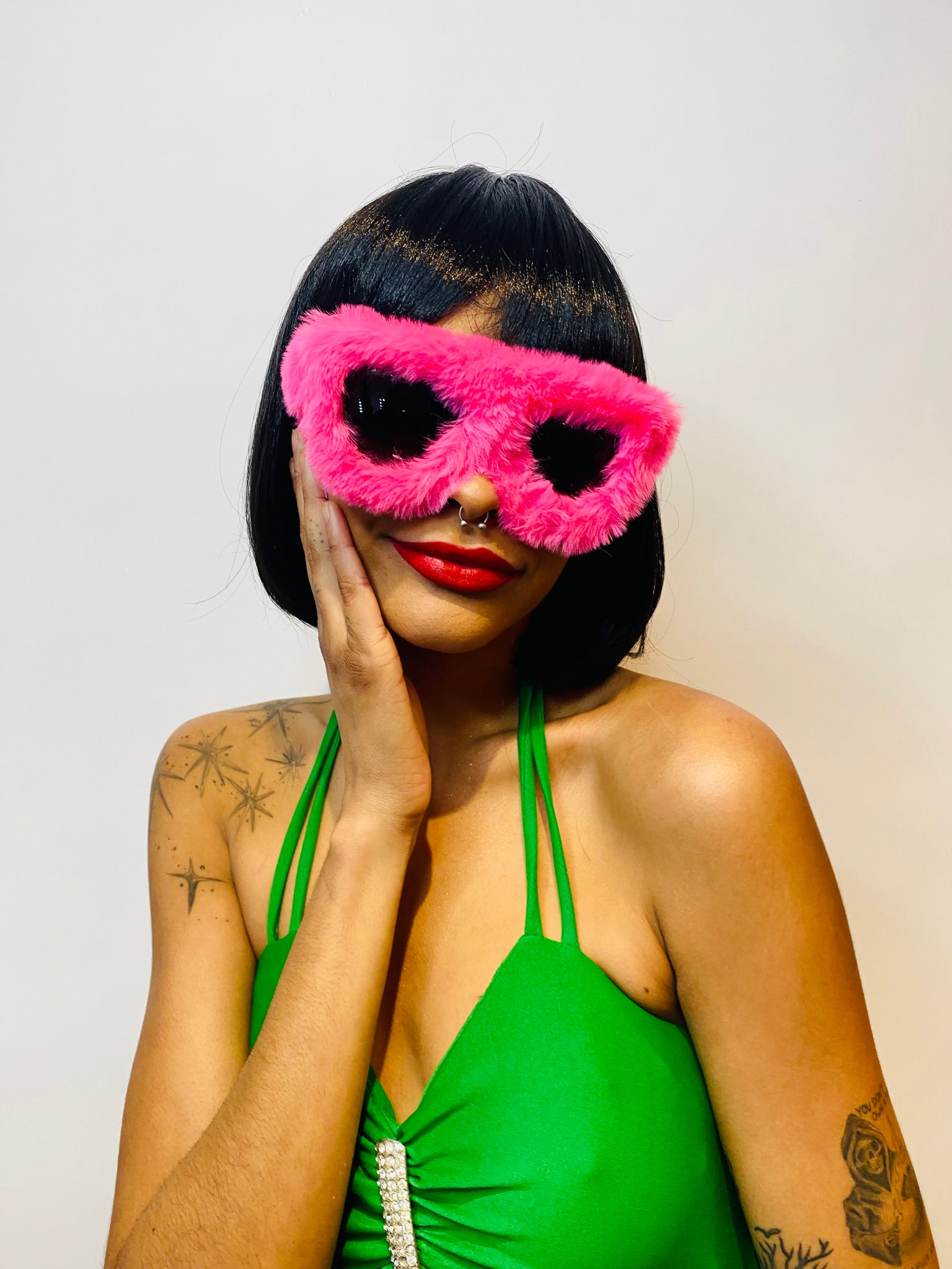 Faux Fur Sunnies