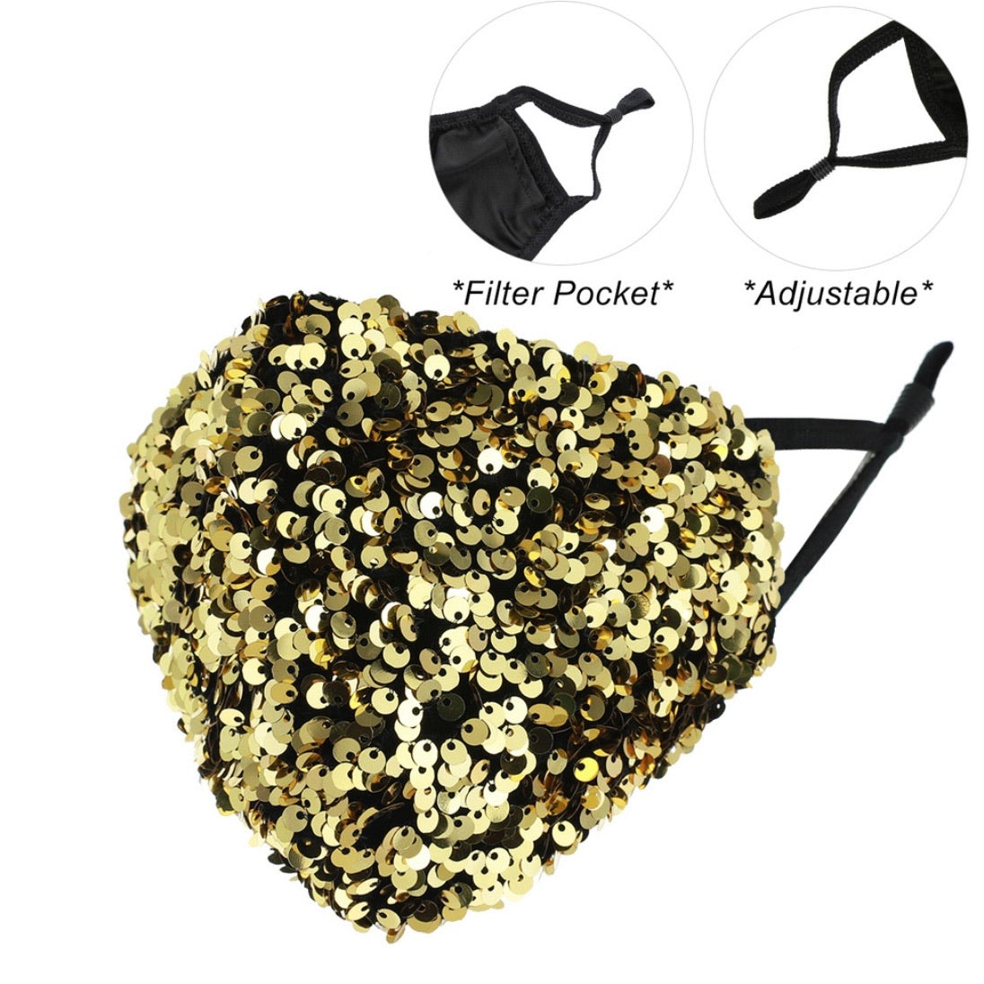 Super Sequin Face Masks
