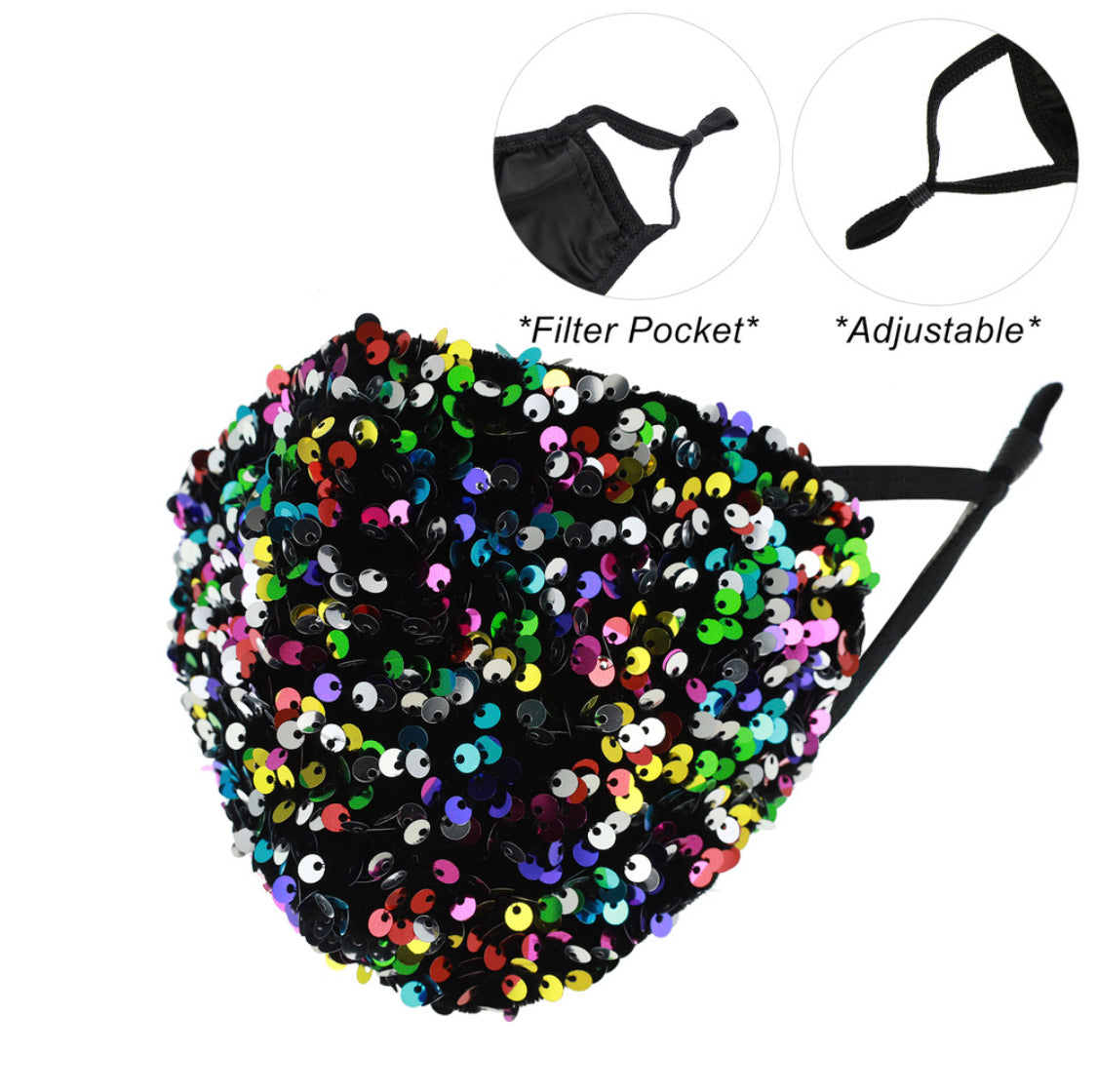 Super Sequin Face Masks
