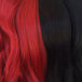 1/2 Black 1/2 Red