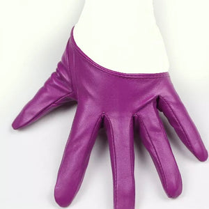 Gloves / Vegan Leather Halfsies