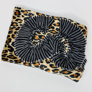 Fancy Ruffled Wire Headwrap