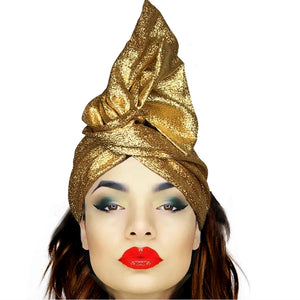 Whirling Turban / Lamé Wired Head Wraps