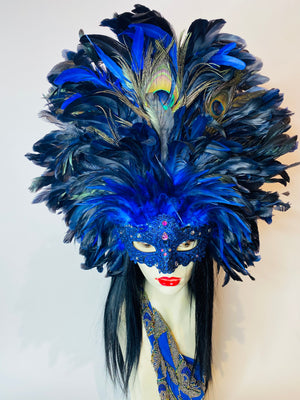 Grand Dame Feather Mask